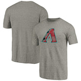 Arizona Diamondbacks Distressed Team Tri-Blend T-Shirt - Ash T-shirts