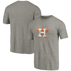 Houston Astros Distressed Team Tri-Blend T-Shirt - Ash T-shirts