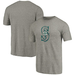 Seattle Mariners Distressed Team Tri-Blend T-Shirt - Ash T-shirts