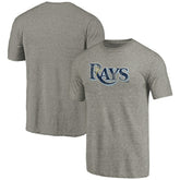 Tampa Bay Rays Distressed Team Tri-Blend T-Shirt - Ash T-shirts