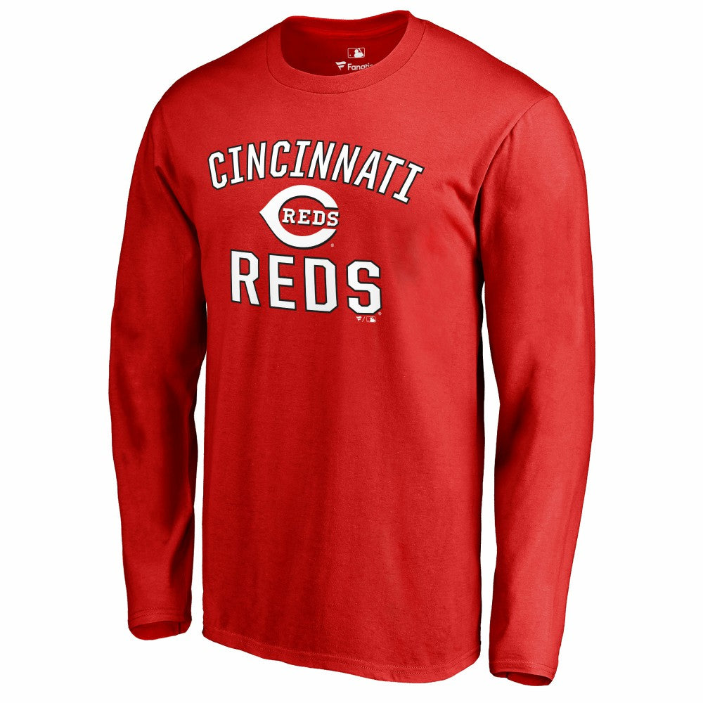Cincinnati Reds Victory Arch Long Sleeve T-Shirt - Red T-shirts