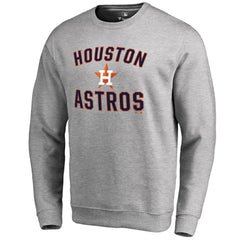 Houston Astros Victory Arch Pullover Sweatshirt - Ash Pullover