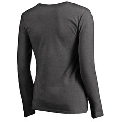 Philadelphia Eagles Women's Team Logo Long Sleeve T-Shirt - Heathered Gray T-shirts
