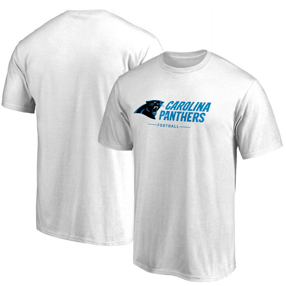 Carolina Panthers Team Lockup T-Shirt - White T-shirts