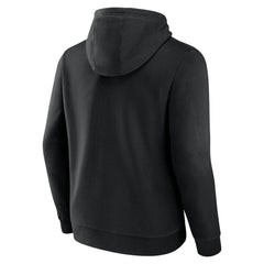 Cincinnati Reds Official Logo Fitted Pullover Hoodie - Black Hoodies