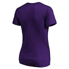 Colorado Rockies Women's Secondary Color Primary Logo T-Shirt - Purple T-shirts