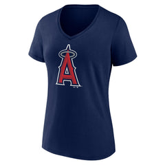 Los Angeles Angels Women's Secondary Color Primary Logo T-Shirt - Navy T-shirts