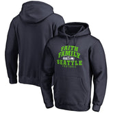Seattle Seahawks Faith Family Pullover Hoodie - Navy Hoodies
