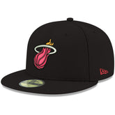 Miami Heat Team Color 59FIFTY Fitted Hat Black - New Era