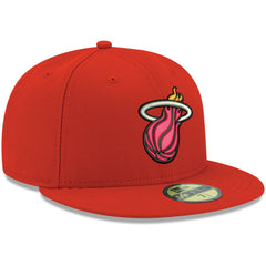 Miami Heat Team Color 59FIFTY Fitted Hat Red - New Era outlet