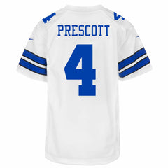 Dak Prescott Dallas Cowboys Youth Game Jersey - White Jerseys