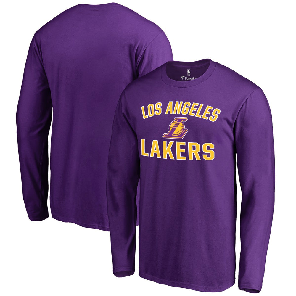 Los Angeles Lakers Victory Arch Long Sleeve T-Shirt Purple outlet