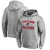 Portland Trail Blazers Victory Arch Pullover Hoodie Ash
