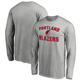 Portland Trail Blazers Victory Arch Long Sleeve T-Shirt Ash