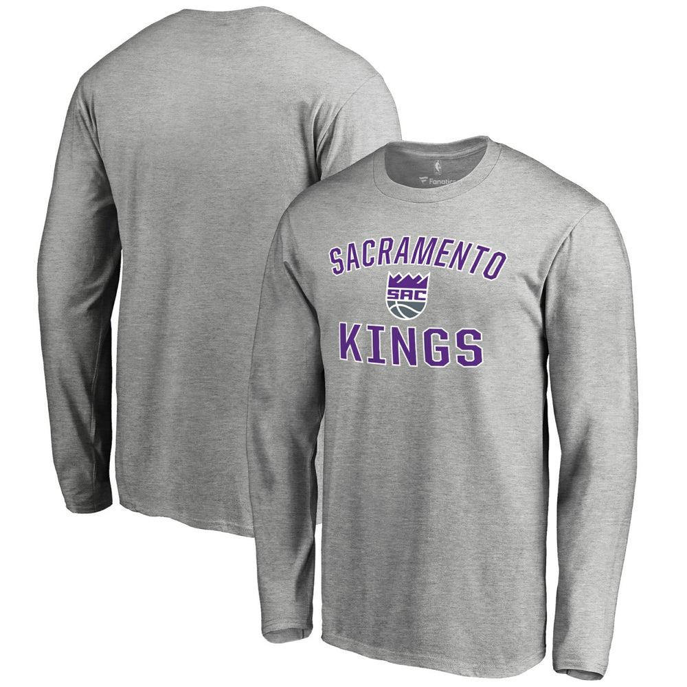 Sacramento Kings Victory Arch Long Sleeve T-Shirt Ash