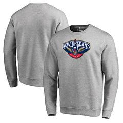 New Orleans Pelicans Primary Logo Sweatshirt Heathered Gray
