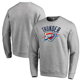 Oklahoma City Thunder Primary Logo Sweatshirt Heathered Gray