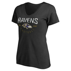 Baltimore Ravens Women's Live For It T-Shirt - Black T-shirts