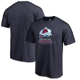 Colorado Avalanche Team Lockup T-Shirt - Navy | US 2603138