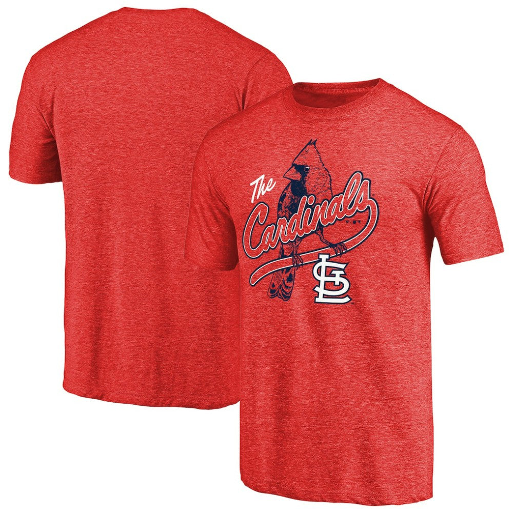 St. Louis Cardinals Perch Hometown Tri-Blend T-Shirt - Red T-shirts