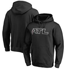 Atlanta Falcons Alternate Logo Pullover Hoodie - Black Hoodies