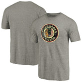 Chicago Blackhawks Throwback Logo 1937-1938 Tri-Blend T-Shirt - Ash | US 2605421