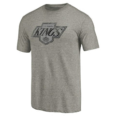 Los Angeles Kings Throwback Logo 1988-1989 Tri-Blend T-Shirt - Ash | US 2605427