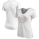 New York Islanders Women's Whiteout V-Neck T-Shirt - White | US 2606352