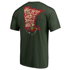 Minnesota Wild Hometown Collection State Chant T-Shirt - Green | US 2606894