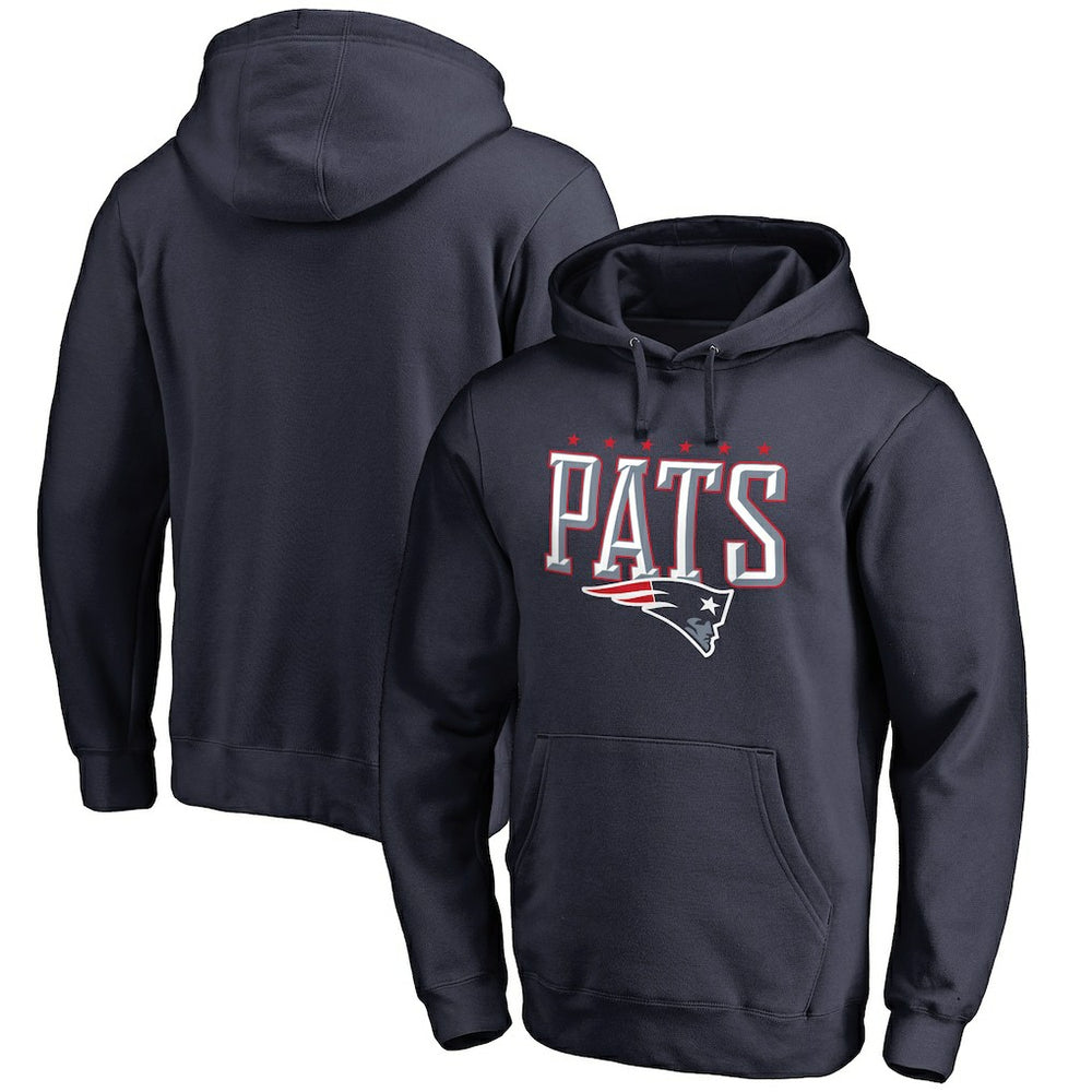 New England Patriots Hometown Collection True Patriot Pullover Hoodie - Navy Hoodies