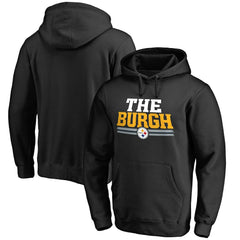 Pittsburgh Steelers Hometown Collection The Burgh Pullover Hoodie - Black Hoodies