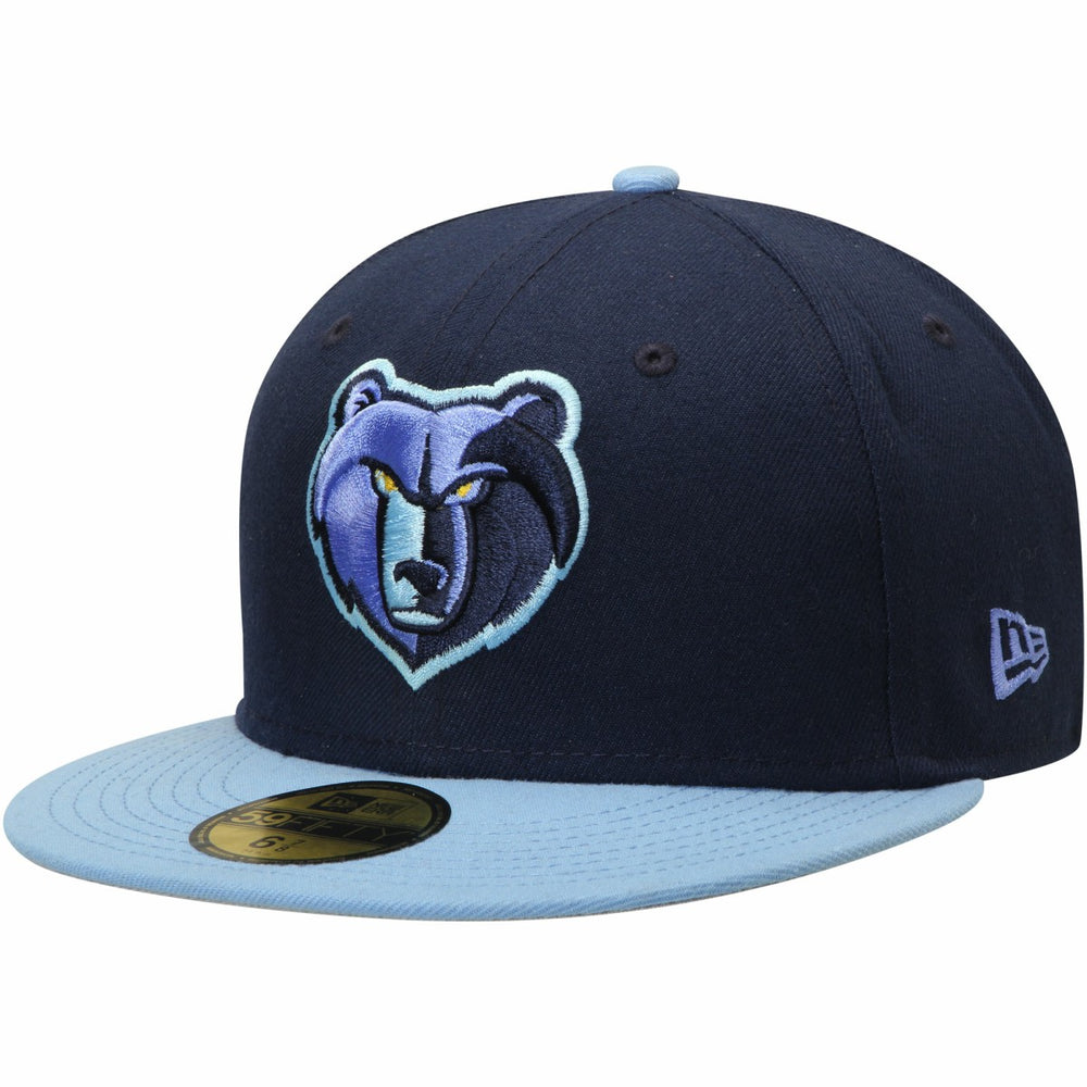 Memphis Grizzlies Team Color 2Tone 59FIFTY Fitted Hat Navy/Light Blue - New Era