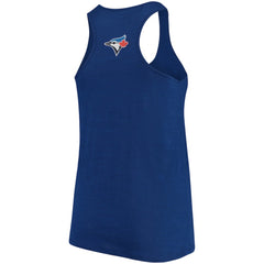 Toronto Blue Jays Soft as a Grape Women's Plus Size Swing for the Fences Racerback Tank Top - Royal Tanks