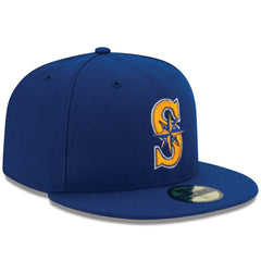 Seattle Mariners New Era Alternate 2 Authentic On Field 59FIFTY Fitted Hat - Royal Hats