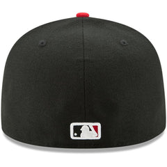 Cincinnati Reds New Era Alternate Authentic Collection On-Field 59FIFTY Fitted Hat - Black/Red Hats