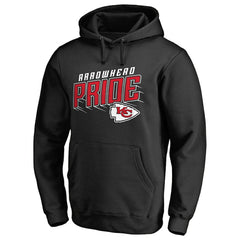Kansas City Chiefs Hometown Collection Arrowhead Pride Pullover Hoodie - Black Hoodies