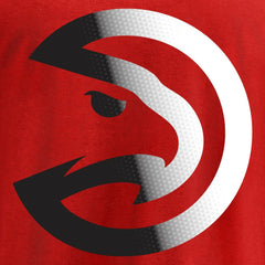 Atlanta Hawks Gradient Logo T-Shirt Red outlet