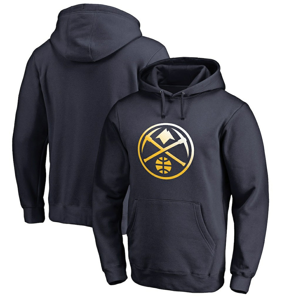 Denver Nuggets Gradient Logo Pullover Hoodie Navy