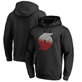 Portland Trail Blazers Gradient Logo Pullover Hoodie Black