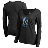 Vegas Golden Knights Women's Pond Hockey Long Sleeve T-Shirt - Black | US 2710167