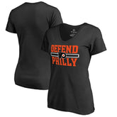 Philadelphia Flyers Women's Hometown Collection Defend T-Shirt - Black | US 2716622