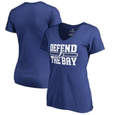Tampa Bay Lightning Women's Hometown Collection Defend T-Shirt - Blue | US 2716626