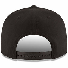 Atlanta Hawks Black & White Logo 9FIFTY Adjustable Snapback Hat Black - New Era
