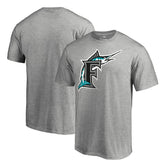 Miami Marlins Cooperstown Collection Forbes T-Shirt - Ash T-shirts