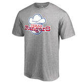 Texas Rangers Cooperstown Collection Forbes T-Shirt - Ash T-shirts