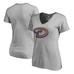 Arizona Diamondbacks Women's Cooperstown Collection Forbes T-Shirt - Ash T-shirts