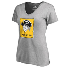 Pittsburgh Pirates Women's Cooperstown Collection Forbes T-Shirt - Ash T-shirts