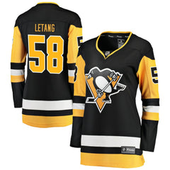 Kris Letang Pittsburgh Penguins Fanatics Women's Home Breakaway Jersey - Black | US 2743075