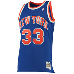 Patrick Ewing New York Knicks 1991/92 Hardwood Classics Swingman Jersey Blue - Mitchell & Ness