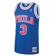 Allen Iverson Philadelphia 76ers 1996/97 Hardwood Classics Swingman Jersey Royal - Mitchell & Ness